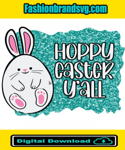 Hoppy Easter Yall Svg