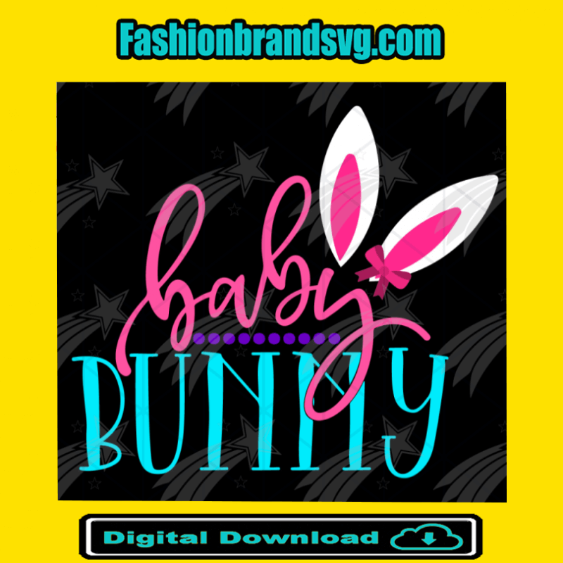 Easter Baby Bunny Svg