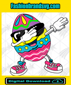 Funny Easter Dabbing Egg Svg