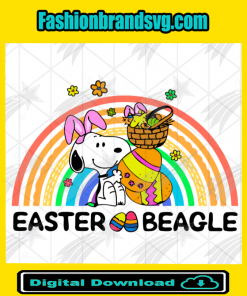 Easter Snoopy Beagle Svg