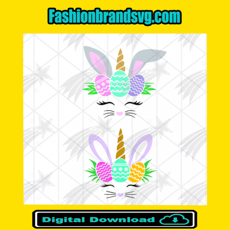 Easter Day Bunnycorn Svg