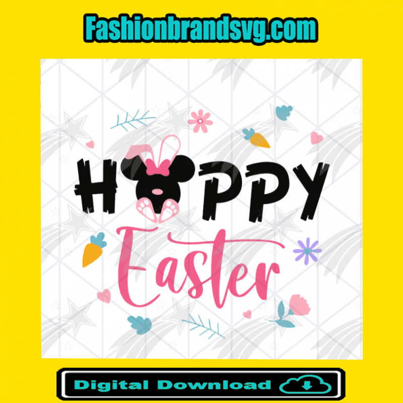 Minnie Happy Easter Svg