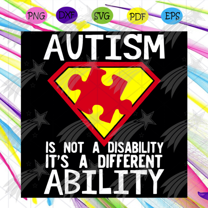 Autism Is Not A Disability Svg