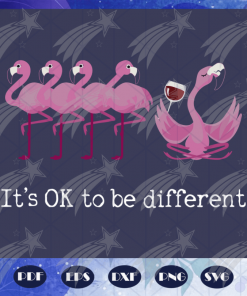 Its Ok To Be Different Svg