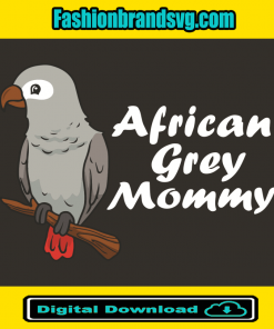 African Grey Svg