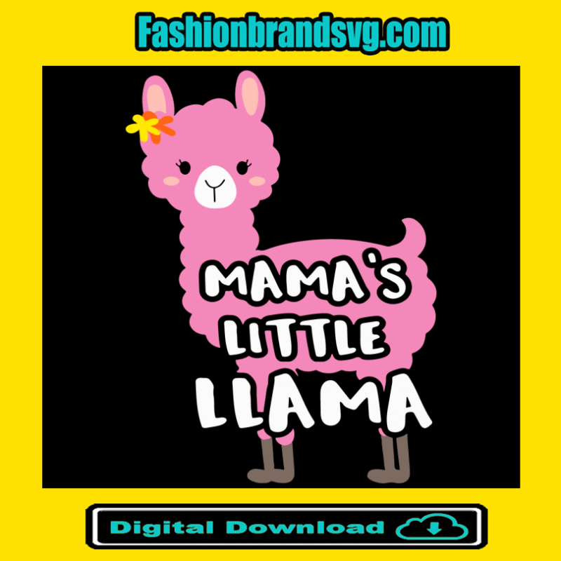 Mama Is Little Llama Svg
