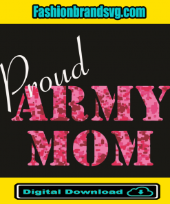 Proud Army Mom Svg