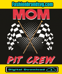 Mom Pit Crew Racing Svg