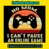 I Can Not Pause An Online Game