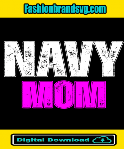 Navy Mom Svg