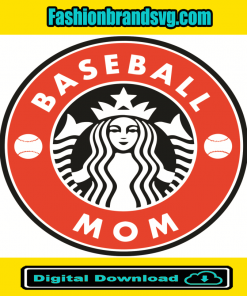 Starbucks Baseball Mom svg