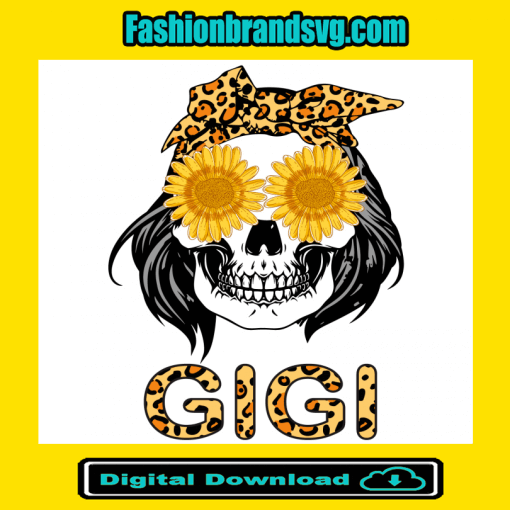 Gigi Skull Sunflower Glasses