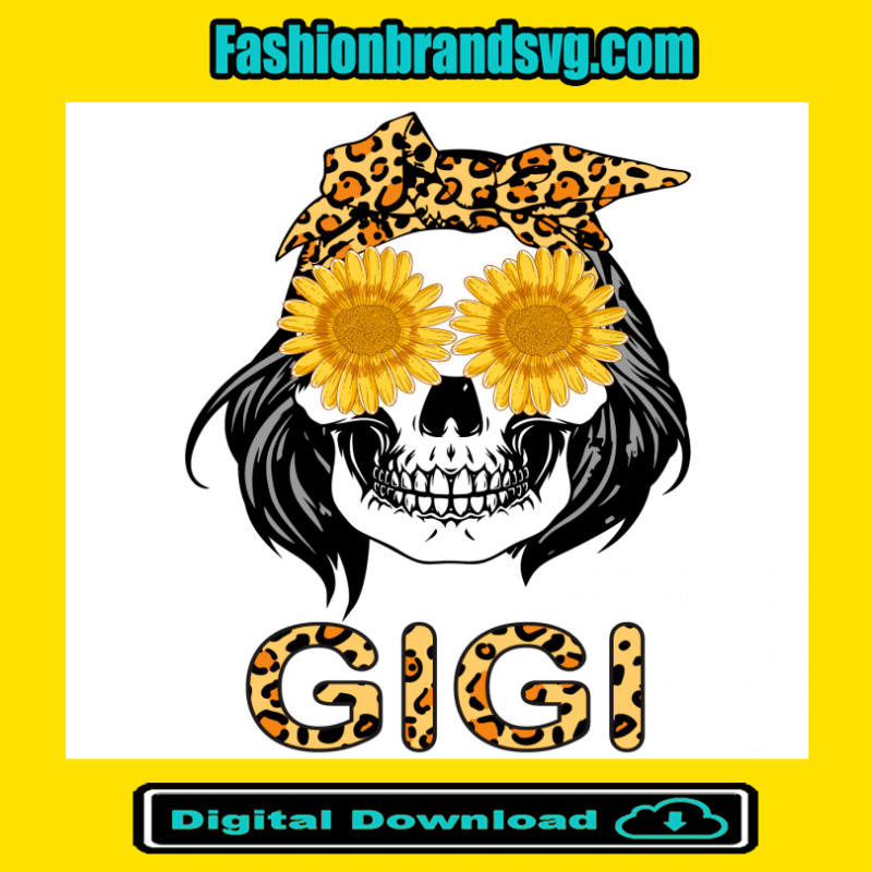 Gigi Skull Sunflower Glasses