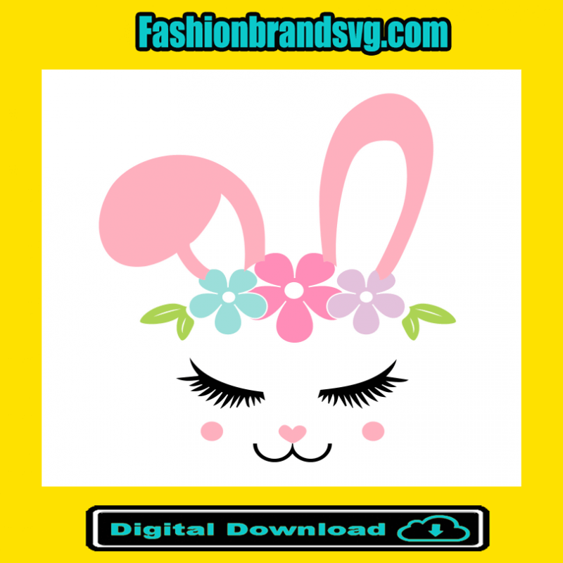 Cute Easter Bunny Svg