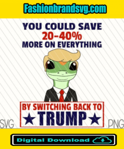 Trump Gecko Svg