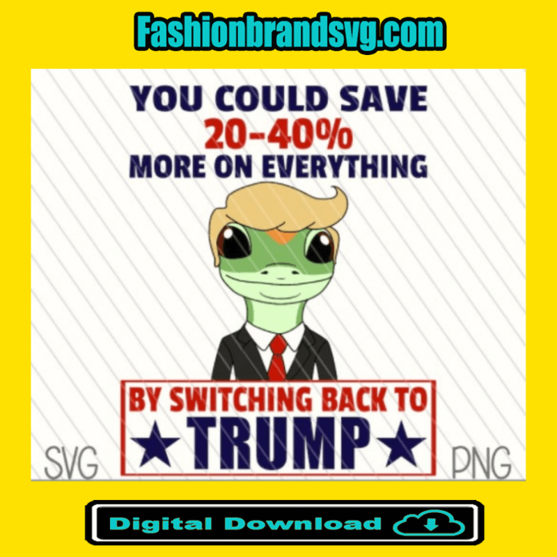 Trump Gecko Svg