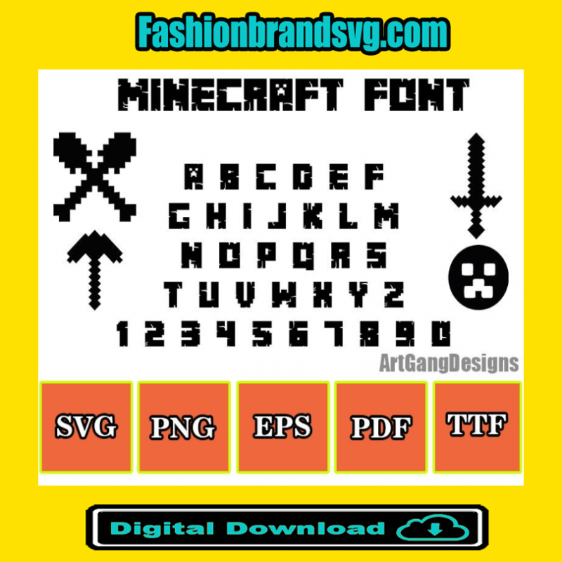 Minecraft Game Font