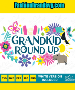 Encanto Grandkid Roundup Svg