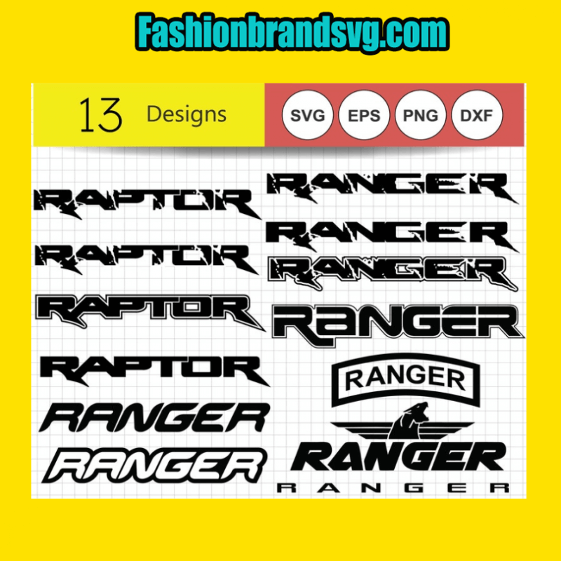 Ranger & Raptor Logo Svg