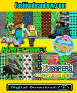 Minecraft Bundle Svg, Minecraft Svg, Minecraft Png,Minecraft Cricut, Minecraft Print, Layered Paper, Mine Free Clipart, Instant Download,Craft Clipart, Craft Paper