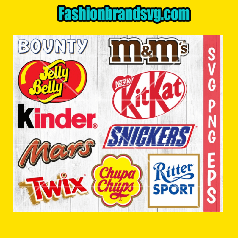Candy Brands Logos Svg