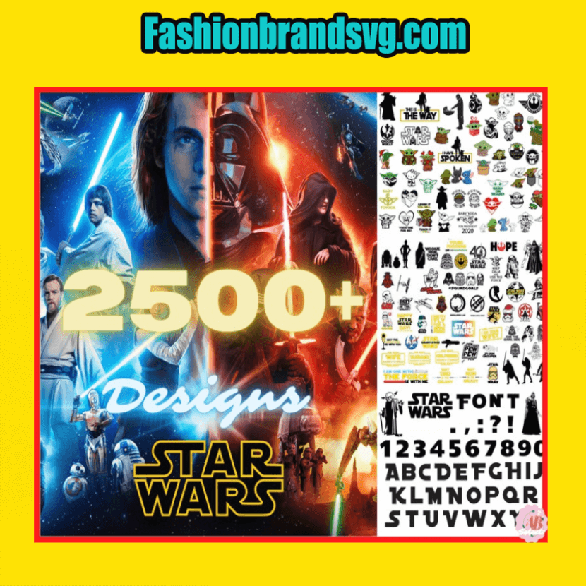 2500+ Star Wars Svg Bundle