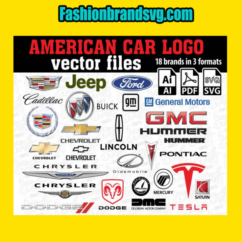 American Car Logo Bundle