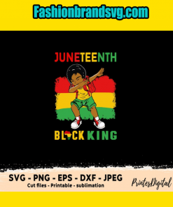 Juneteenth Black King Svg