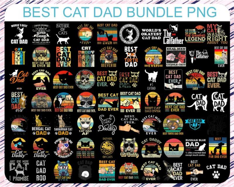 Best Cat Dad Bundle