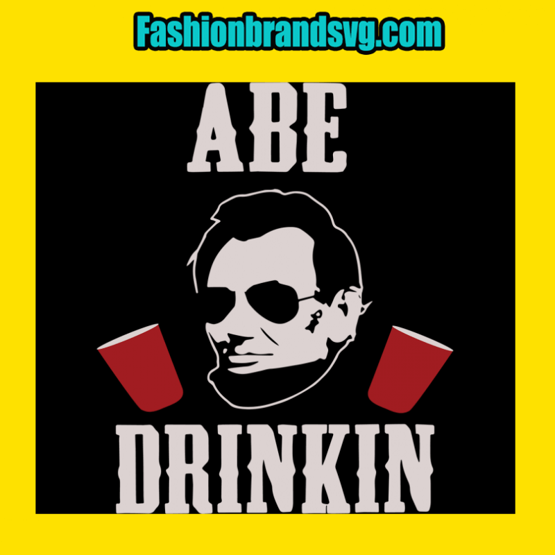 Abe Drink Svg