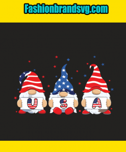 Patriotic Gnomes American Flag
