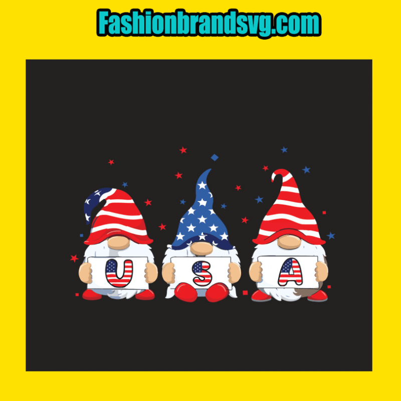 Patriotic Gnomes American Flag