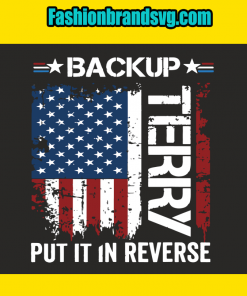 Back Up Terry American Flag