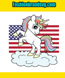Unicorn America Flag