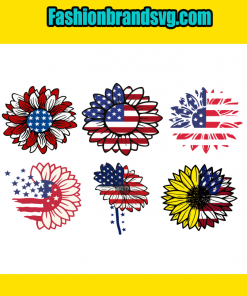 American Flag Sunflower Bundle