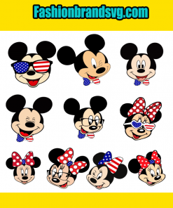 Mickey Minnie Independence Day