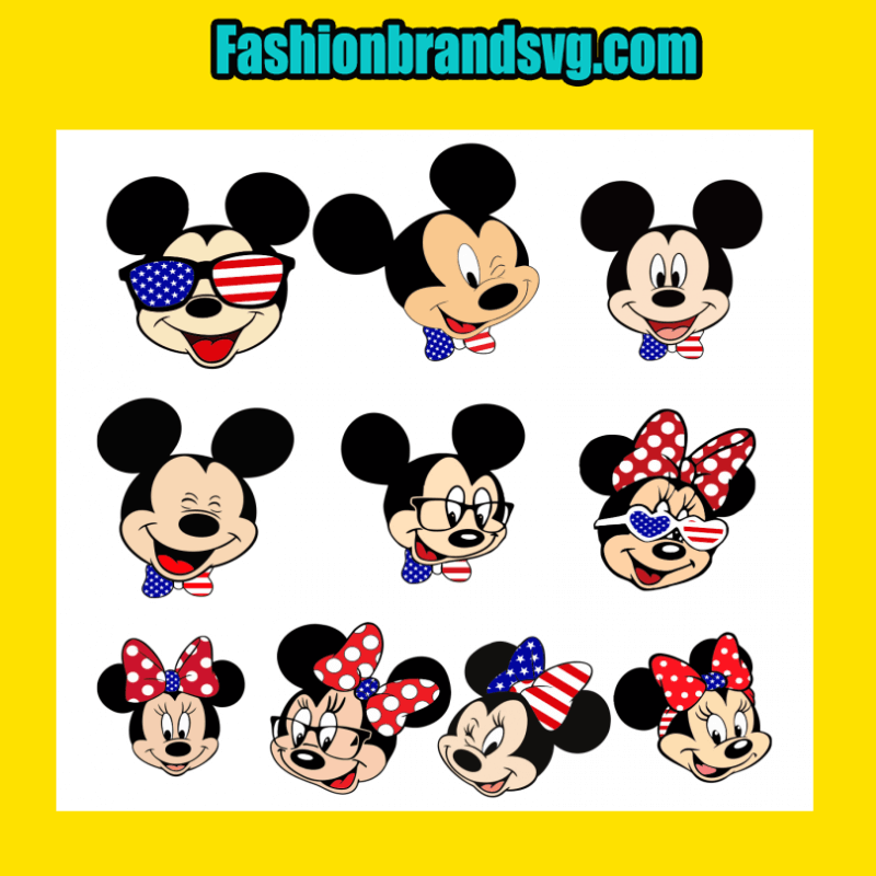 Mickey Minnie Independence Day