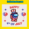 Happy 4th Of July Among Us