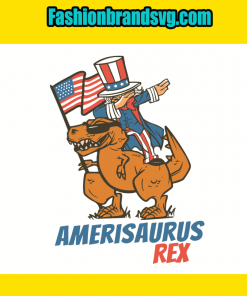 Uncle Sam Riding T-rex