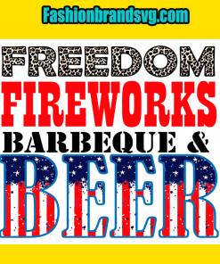 Freedom Fireworks Barbeque And Beer