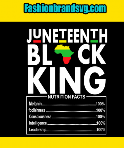 Juneteenth Black King Svg