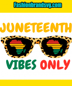 Juneteenth Sunglasses Africa Svg
