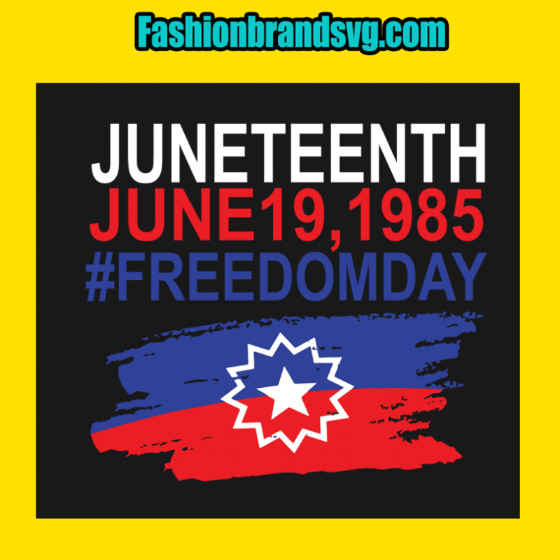 Juneteenth Flag Afro Free-ish