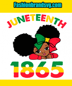 Juneteenth Black Girl 1865