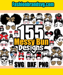 Messy Bun Design Bundle
