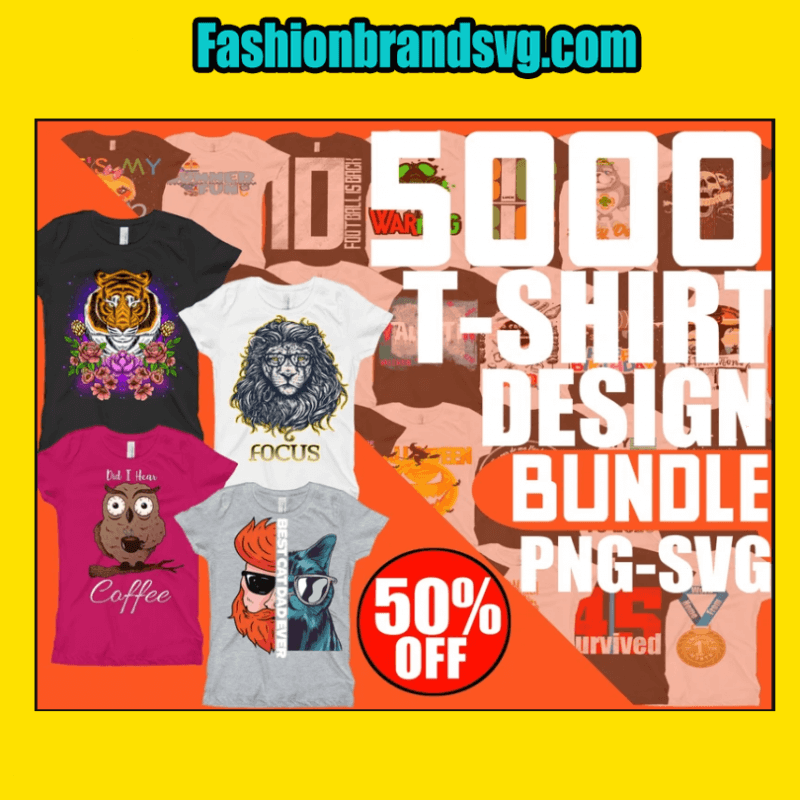 5K Tshirt Design Bundle