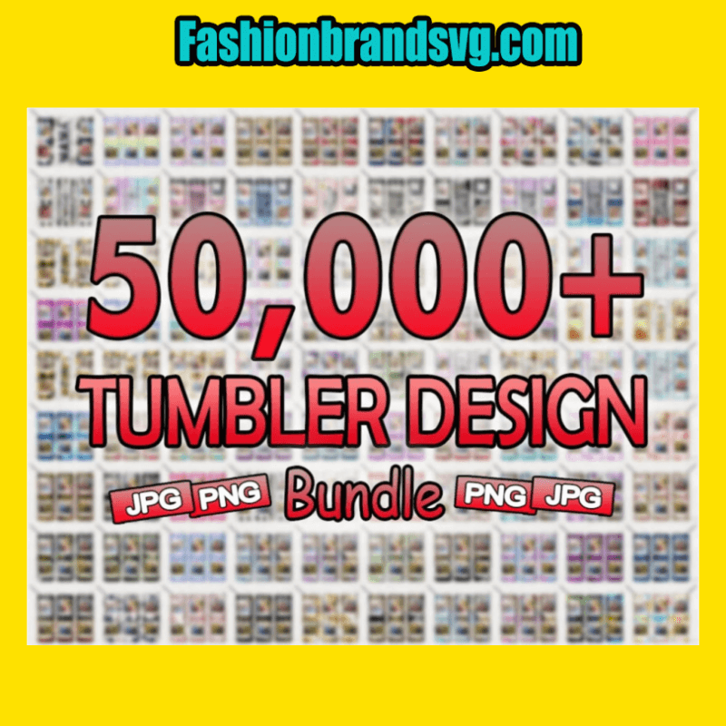 50.000+ Tumbler Design Bundle