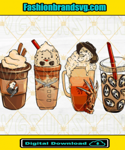 Horror Characters Coffee Png