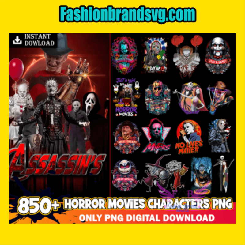 850+ Horror Characters Png