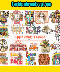 Hippie Design Bundle Png